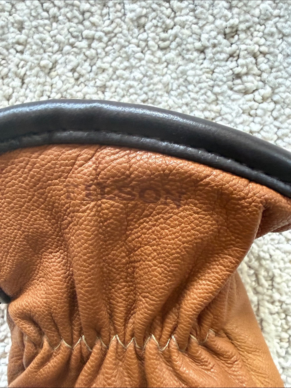 FILSON ORIGINAL LINED GOATSKIN GLOVES - Picture 3 of 3